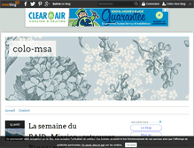 Tablet Screenshot of colo-msa.over-blog.com