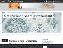 Tablet Screenshot of europatroupe.over-blog.com