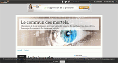 Desktop Screenshot of lecommundesmortels.over-blog.com