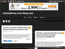 Tablet Screenshot of clsneakersa.over-blog.com