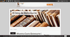 Desktop Screenshot of entrenarte.over-blog.com