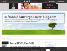 Tablet Screenshot of lesafranbiodauvergne.over-blog.com