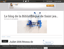 Tablet Screenshot of bibliosaintjean.over-blog.com