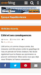 Mobile Screenshot of epoque.napoleonienne.over-blog.com