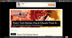 Desktop Screenshot of fairytailonlinehack.over-blog.com