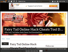 Tablet Screenshot of fairytailonlinehack.over-blog.com