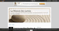 Desktop Screenshot of lapetitemaisondeslutins.over-blog.com