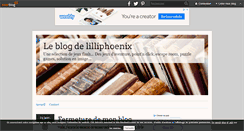 Desktop Screenshot of lilliphoenix.over-blog.com