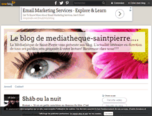 Tablet Screenshot of mediatheque-saintpierre.over-blog.com