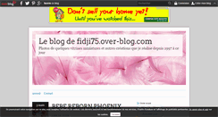 Desktop Screenshot of fidji75.over-blog.com