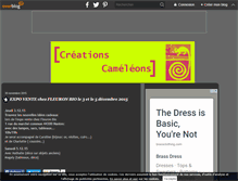 Tablet Screenshot of creationscameleons.over-blog.com
