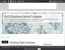 Tablet Screenshot of fulltiltpokercheats.over-blog.com