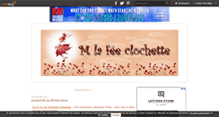 Desktop Screenshot of mlafeeclochette.over-blog.com