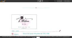 Desktop Screenshot of latelierdelola.over-blog.com