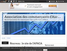 Tablet Screenshot of commerces-aix.over-blog.com