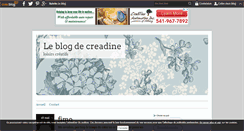 Desktop Screenshot of creadine.over-blog.com