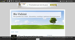 Desktop Screenshot of biovahine.over-blog.com