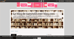 Desktop Screenshot of naruto13.over-blog.com