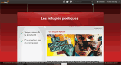 Desktop Screenshot of lesrefugiespoetiques.over-blog.com