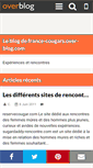 Mobile Screenshot of france-cougars.over-blog.com