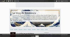 Desktop Screenshot of eminescu.over-blog.fr