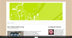 Desktop Screenshot of crearine.over-blog.com