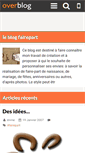 Mobile Screenshot of fairepart.over-blog.com