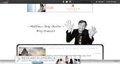 Desktop Screenshot of matthewgraygublerfrance.over-blog.com