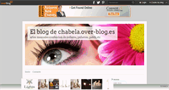Desktop Screenshot of chabela.over-blog.es