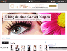 Tablet Screenshot of chabela.over-blog.es