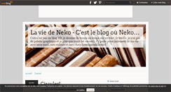 Desktop Screenshot of laviedeneko.over-blog.com