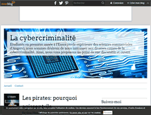 Tablet Screenshot of lacybercriminalite-causes.over-blog.com