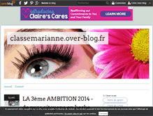 Tablet Screenshot of classemarianne.over-blog.fr