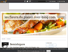 Tablet Screenshot of les.fleurs.du.plaisir.over-blog.com