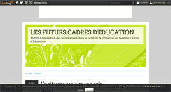 Desktop Screenshot of cadreeducation.over-blog.com