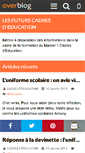 Mobile Screenshot of cadreeducation.over-blog.com