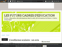Tablet Screenshot of cadreeducation.over-blog.com