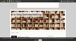 Desktop Screenshot of fantomedeloup.over-blog.com
