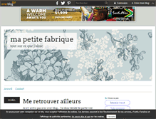 Tablet Screenshot of mapetitefabrique.over-blog.com
