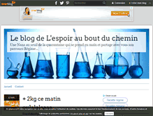Tablet Screenshot of lespoirauboutduchemin.over-blog.com