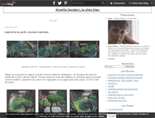 Tablet Screenshot of lesilexbleu.over-blog.fr