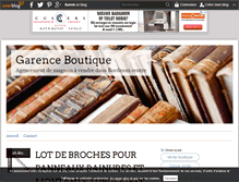 Tablet Screenshot of garence.boutique.bordeaux.over-blog.com