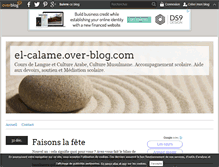 Tablet Screenshot of el-calame.over-blog.com