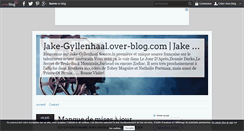 Desktop Screenshot of jake-gyllenhaal.over-blog.com