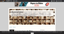 Desktop Screenshot of apocalypse.over-blog.fr