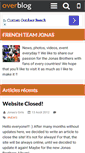 Mobile Screenshot of french-team-jonas.over-blog.com
