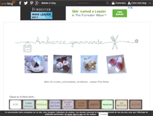 Tablet Screenshot of ambiancegourmande.over-blog.com