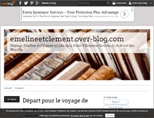 Tablet Screenshot of emelineetclement.over-blog.com
