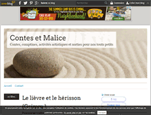 Tablet Screenshot of contesetmalice.over-blog.com