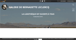 Desktop Screenshot of leclercq.bernadette.over-blog.com